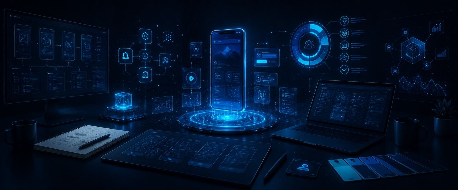 Product concept and UX design services - SaaS product engineering and prototyping